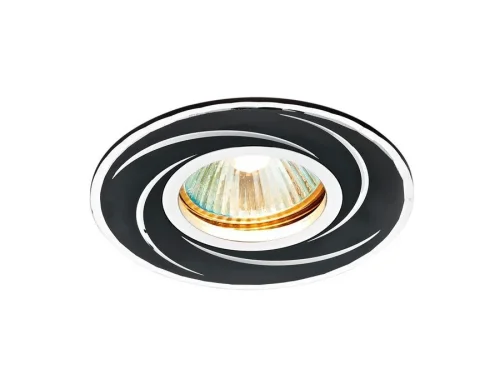 Светильник точечный A506 BK Ambrella light чёрный на 1 лампу, основание чёрное в стиле современный фото 2