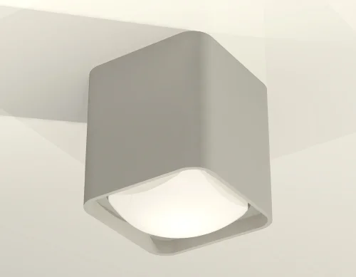 Светильник накладной Techno Spot XS XS7842011 Ambrella light серый 1 лампа, основание серое в стиле хай-тек современный квадратный фото 2