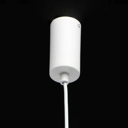 Светильник подвесной Фьюжн 392018501 DeMarkt без плафона 1 лампа, основание белое в стиле современный трубочки фото 7