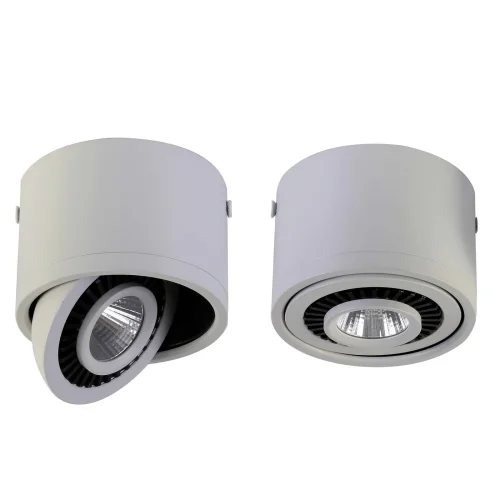 Светильник накладной LED Reflector 1776-1C Favourite белый на 1 лампу, основание белое в стиле современный круглый