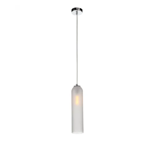 Светильник подвесной Callana SL1145.153.01 ST-Luce белый 1 лампа, основание хром в стиле современный 