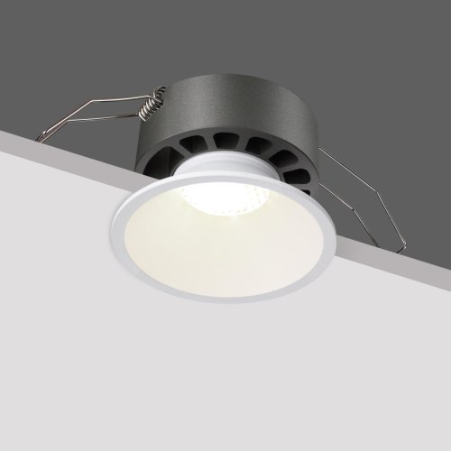 Светильник точечный LED Nova 359851 Novotech белый на 1 лампу, основание белое в стиле хай-тек круглый фото 8