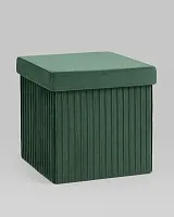 Пуф складной с ящиком Store Square, зеленый УТ000038971 Stool Group на 1 , основание в стиле современный 