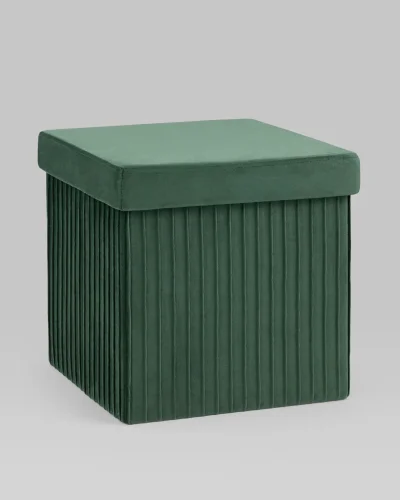 Пуф складной с ящиком Store Square, зеленый УТ000038971 Stool Group на 1 , основание в стиле современный 