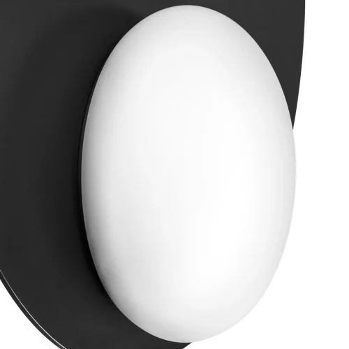 Бра LED Emisfero 737237 Lightstar белый на 1 лампа, основание чёрное в стиле современный  фото 6