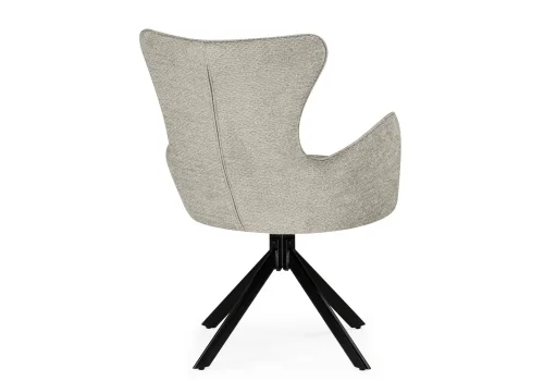 Стул на металлокаркасе Atlanta beige / black 15831 Woodville, бежевый/ткань, ножки/металл/чёрный, размеры - ****590*650мм фото 5