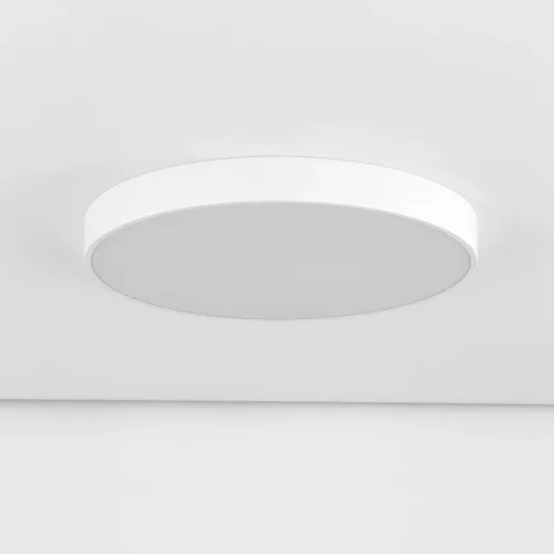 Светильник потолочный LED RGB с пультом Купер CL72495G0 Citilux белый 1 лампа, основание белое в стиле современный хай-тек минимализм с пультом фото 3