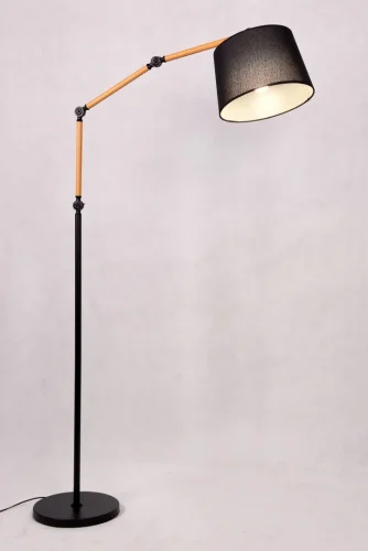 Торшер Corsus LDF 8305 BK Lumina Deco гибкий чёрный 1 лампа, основание чёрное в стиле современный
 фото 4