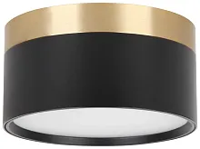 Светильник накладной LED Altair WTA.O21.607.30.18 Wertmark чёрный на 1 лампу, основание чёрное в стиле хай-тек современный круглый
