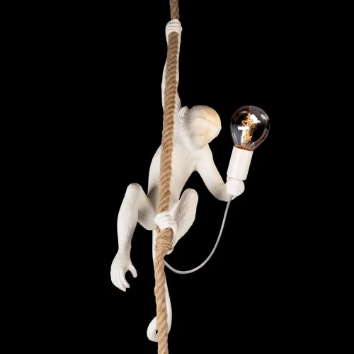Светильник подвесной Monkey 10314P LOFT IT без плафона 1 лампа, основание белое в стиле современный животные фото 2