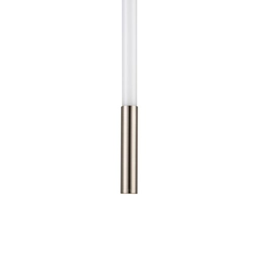 Светильник подвесной LED Filato V000052L Indigo белый 1 лампа, основание никель в стиле минимализм хай-тек трубочки фото 3