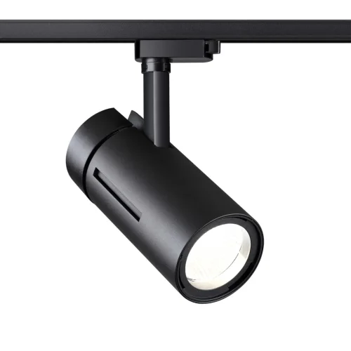 Трековый светильник LED однофазный Dep 358593 Novotech чёрный для шинопроводов серии Dep чёрный фото 4
