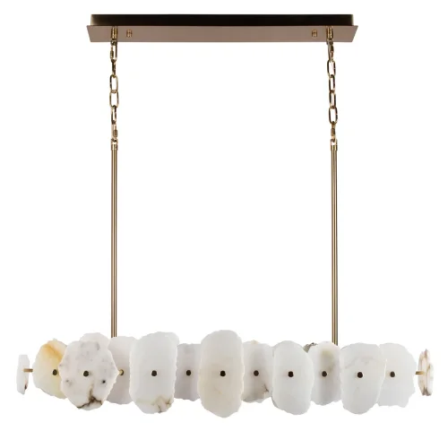 Светильник подвесной LED Alicante 10248/1200 LOFT IT белый на 1 лампу, основание бронзовое в стиле современный линейный