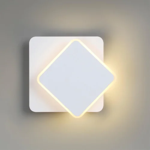 Бра LED Devin 5628/11WL Lumion белый на 1 лампа, основание белое в стиле современный хай-тек  фото 2