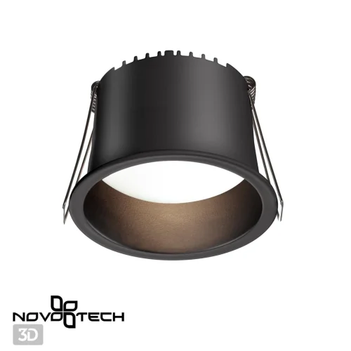 Светильник точечный LED Tran 359235 Novotech чёрный 1 лампа, основание чёрное в стиле современный хай-тек  фото 5