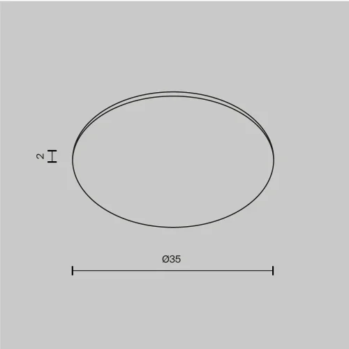 Стекло для пылевлагозащиты IP44 для светильников серии Dip 10Вт Glass001-D35 Maytoni на 1 , основание в стиле фото 5