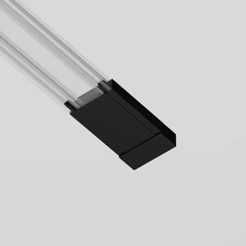Ввод питания накладной чёрный Magnetic track system Radity TRA084B-11B Maytoni чёрный в стиле для светильников серии Magnetic track system Radity подвесной накладной radity радиусная магнитная магнитный фото 7
