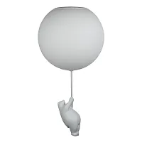 Светильник потолочный Teddy 10030L LOFT IT белый 1 лампа, основание белое в стиле современный медведь