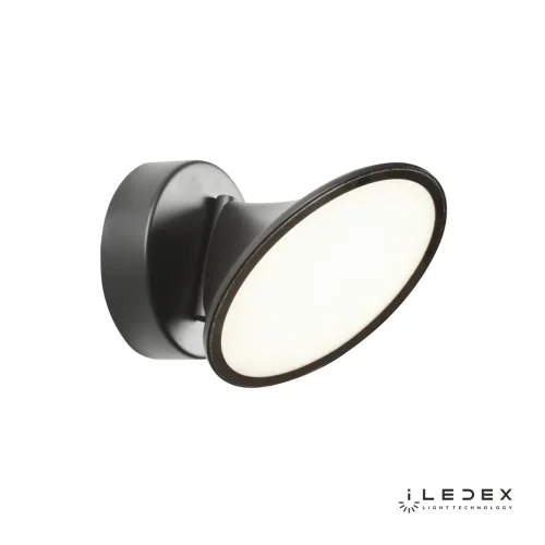 Бра LED Syzygy X090310 10W BK iLedex чёрный на 1 лампу, основание чёрное в стиле хай-тек современный фото 2