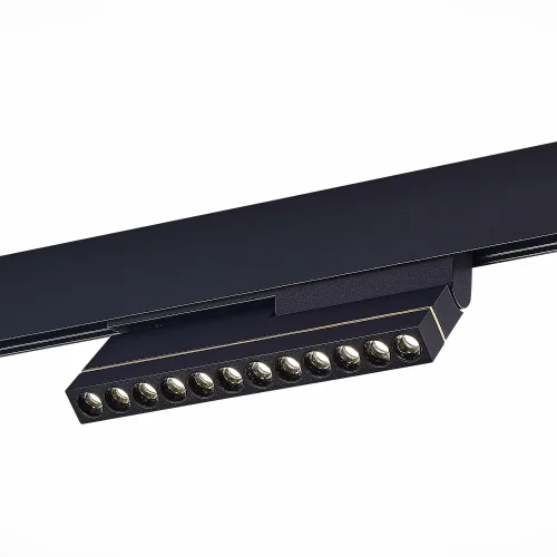 Трековый светильник магнитный LED St805 ST805.446.12 ST-Luce чёрный для шинопроводов серии Skyline 48 чёрный