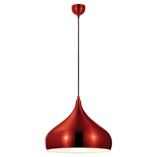 Светильник подвесной лофт LSP-9656 Lussole красный 1 лампа, основание красное в стиле лофт  фото 2