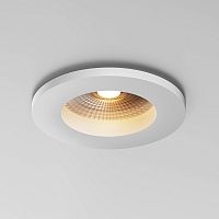 Встраиваемый светильник ЛЕД уличный Бухта / Cove O511DL-L10W4K1 Maytoni уличный IP65 белый на 1 лампу, плафон белый в стиле современный ЛЕД