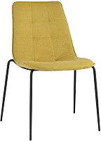 Стул Мелани рогожка желтый УТ000025910 Stool Group, жёлтый/рогожка, ножки/металл/чёрный, размеры - *****