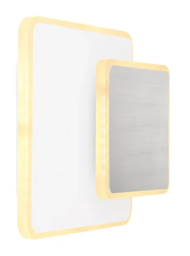 Бра LED Many 78406W Globo белый на 1 лампа, основание белое в стиле минимализм хай-тек современный квадраты
