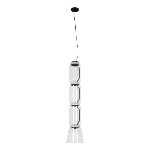 Светильник подвесной LED Noctambule 10193/L LOFT IT прозрачный 1 лампа, основание чёрное в стиле современный  фото 3