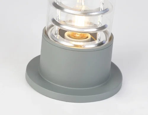 Парковый светильник ST2531 Ambrella light уличный IP54 серый 1 лампа, плафон прозрачный в стиле хай-тек современный E27 фото 3