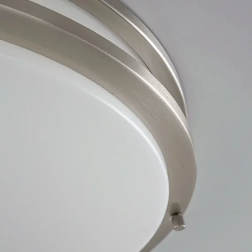 Светильник потолочный LED Бостон CL709501N Citilux белый 1 лампа, основание матовое хром в стиле современный  фото 6