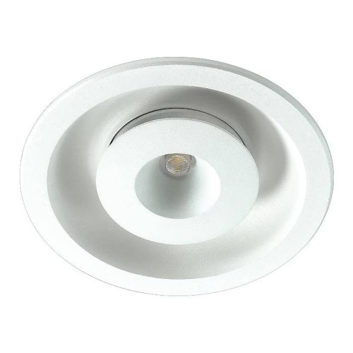Светильник точечный LED GESSO 357350 Novotech белый 1 лампа, основание белое в стиле минимализм 