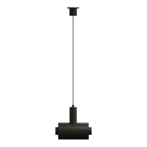 Подвес с токопроводящим прямым соединителем Techno ST1601.439.00 ST-Luce чёрный в стиле хай-тек для светильников серии Techno techno модульная