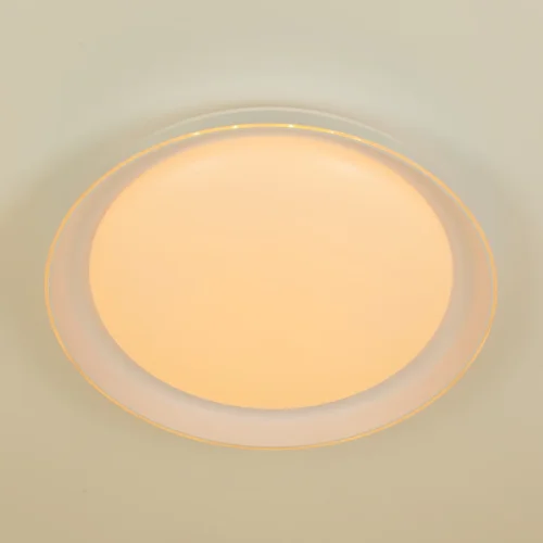 Светильник потолочный LED с пультом Mega CL752350G Citilux белый 1 лампа, основание белое в стиле современный хай-тек круглый с пультом фото 4
