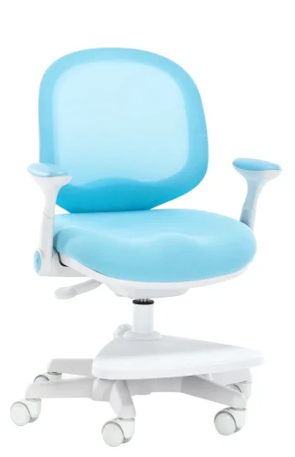 Детское кресло Kids 102 Ткань Голубой EP Kids 102 Fabric Blue Everprof, голубой/ткань, ножки//, размеры - 830*950***580*