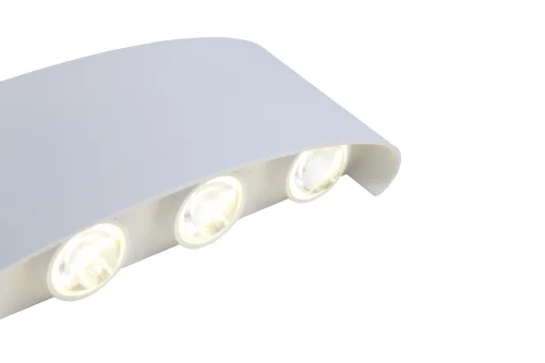 Настенный светильник LED SL089.501.08 ST-Luce уличный IP54 белый 8 ламп, плафон белый в стиле современный LED фото 3