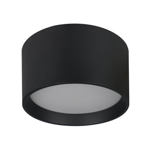 Светильник накладной LED 20005SMU/01LED SBK Escada чёрный 1 лампа, основание чёрное в стиле современный круглый