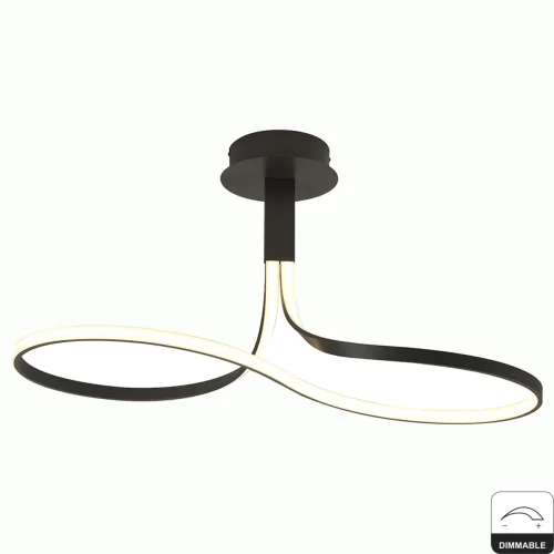 Светильник потолочный LED NUR 5826 Mantra коричневый 1 лампа, основание коричневое в стиле современный  фото 5