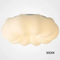 Светильник потолочный ODDLY E CH D65 3000К 223917-23 ImperiumLoft белый на 1 лампу, основание белое в стиле минимализм современный скандинавский 