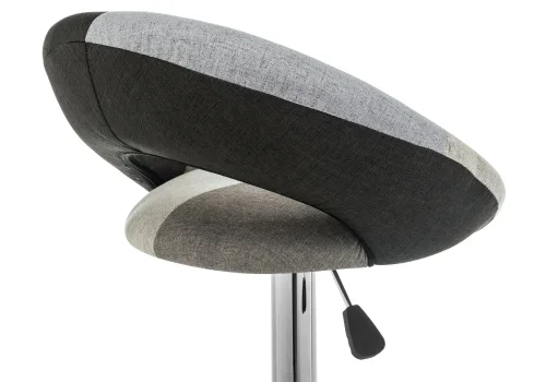 Барный стул Cody 11166 Woodville, серый/ткань, ножки/металл/хром, размеры - *995***540*510 фото 5