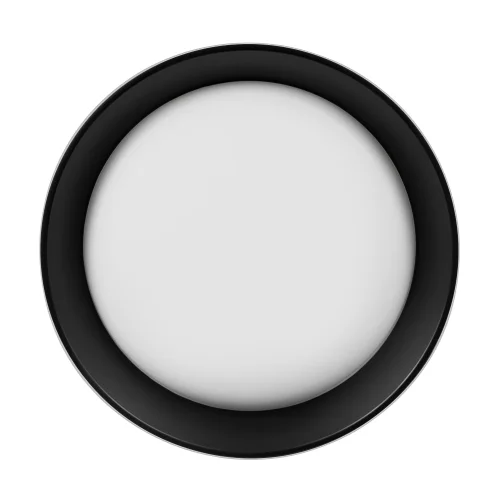 Светильник потолочный LED Coin 10202 WB LOFT IT белый на 1 лампу, основание чёрное белое в стиле современный круглый фото 3