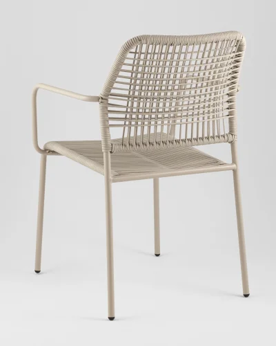 Стул Solaia, белый УТ000039920 Stool Group, белый/ротанг, ножки/металл/белый, размеры - *800**** фото 4