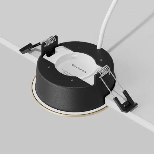 Светильник точечный Orb DL130-GX53-MG Maytoni матовый золото на 1 лампу, основание матовое золото в стиле современный хай-тек круглый фото 4