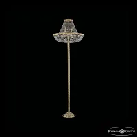 Торшер 19283T6/H/55IV-172 G Bohemia Ivele Crystal sp прозрачный 6 ламп, основание золотое в стиле классический
