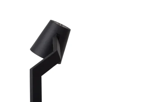 Настольная лампа MIZUKO 20610/01/30 Lucide чёрная 1 лампа, основание чёрное металл в стиле современный  фото 6