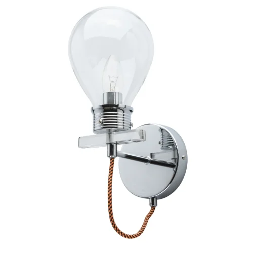Бра Атмосфера 699020301 MW-Light прозрачный на 1 лампу, основание хром в стиле лофт 
