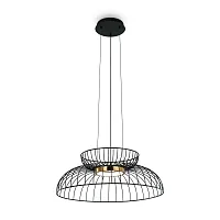 Светильник подвесной LED Citrus FR5398PL-L6B Freya чёрный 1 лампа, основание чёрное в стиле модерн 