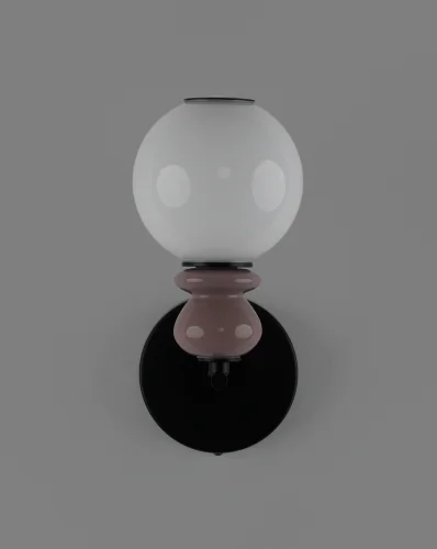 Бра LED Glaze V11703-WL Moderli белый на 1 лампу, основание чёрное в стиле современный 