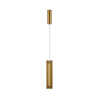 Светильник подвесной LED Sonata MOD410PL-L12BS3K Maytoni латунь на 1 лампу, основание латунь в стиле современный хай-тек 
