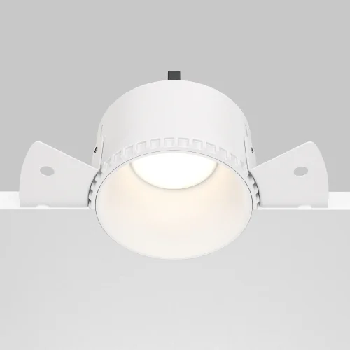 Светильник точечный Share DL051-01-GU10-RD-W Maytoni белый 1 лампа, основание белое в стиле современный для затирки фото 5